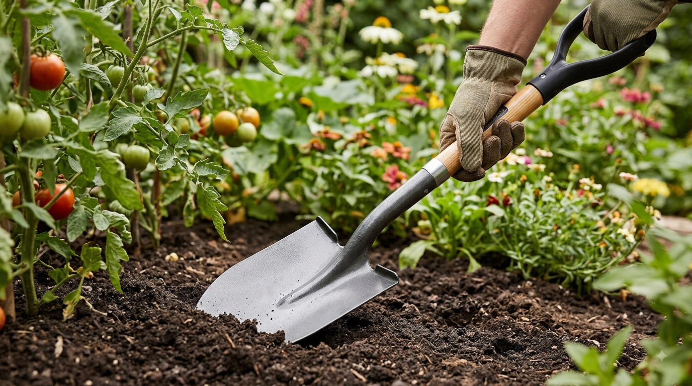 Garden Shovel, 27" – Good Quality Garden Tool
