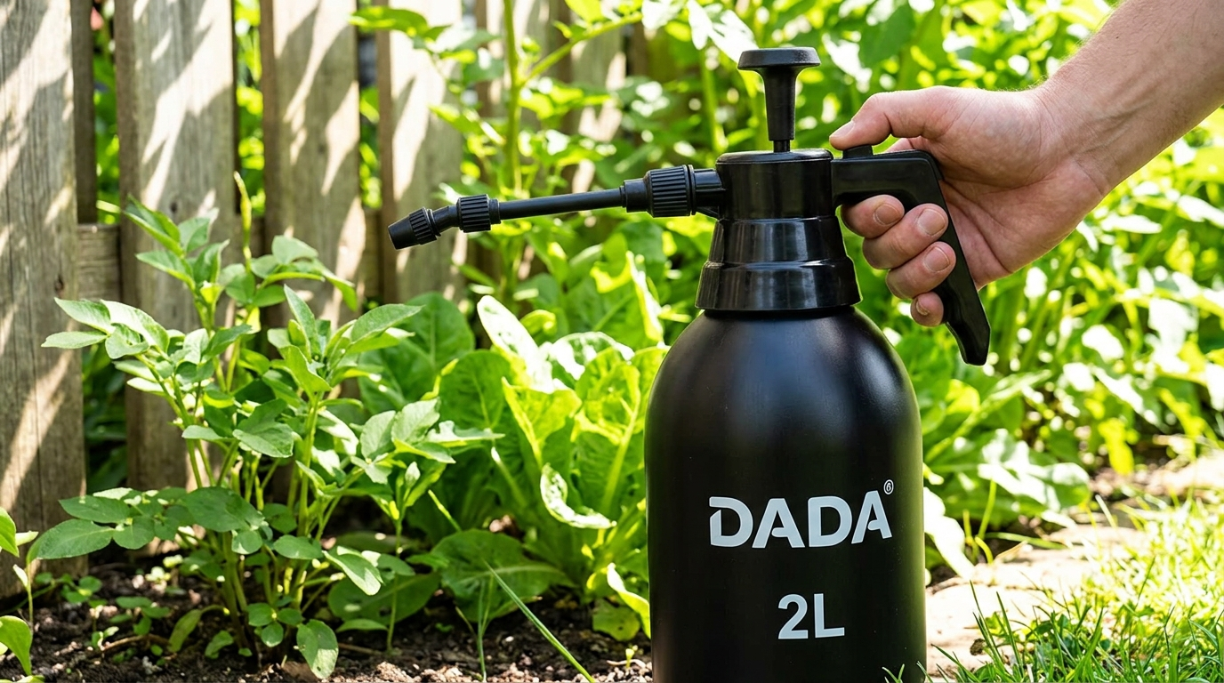 DADA 2L Pressure Garden Sprayer (BLACK) – Hand Pump Plant Sprayer